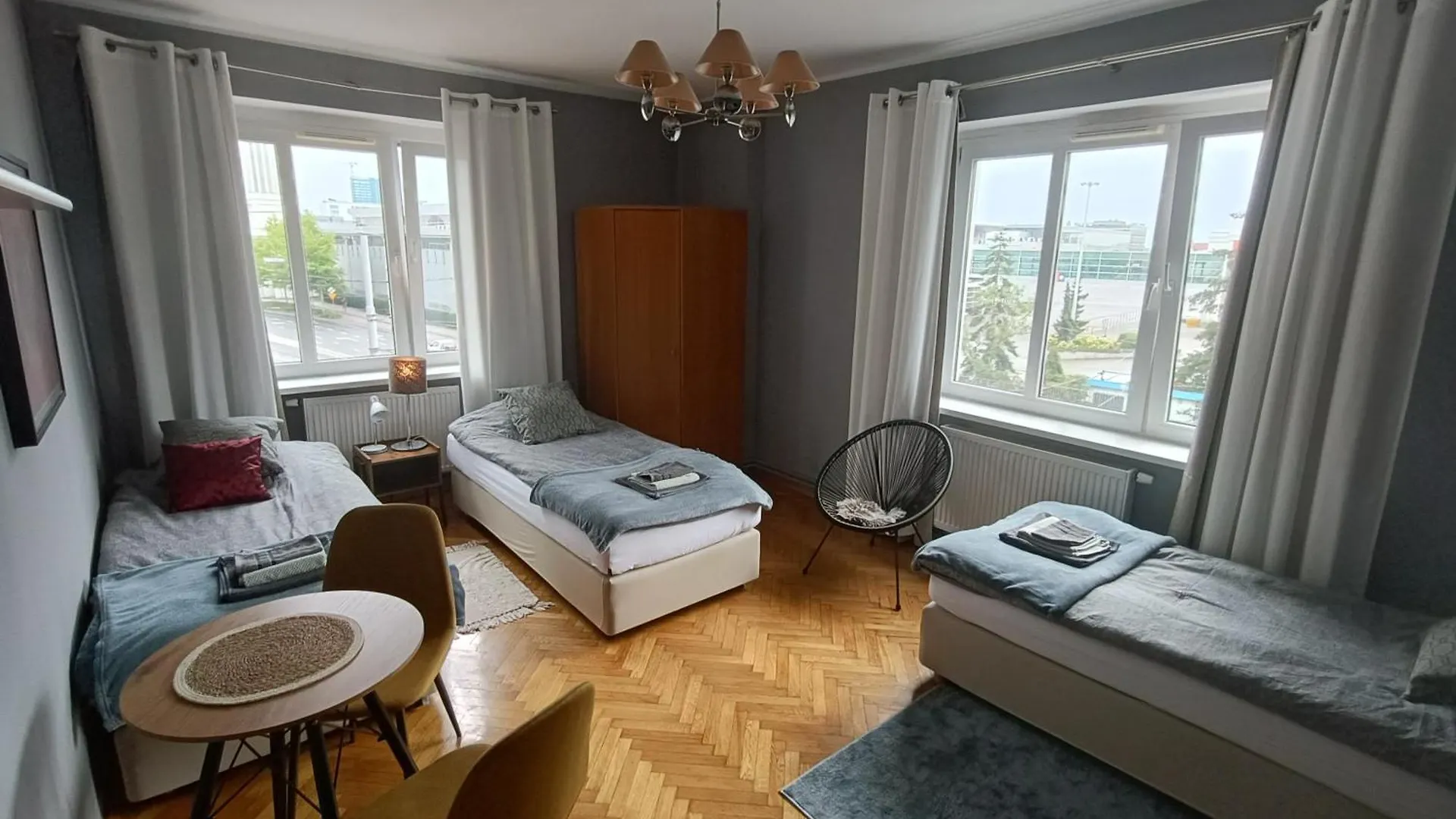 아파트 Apartamenty Zielony 6 Przy Mtp 포즈난